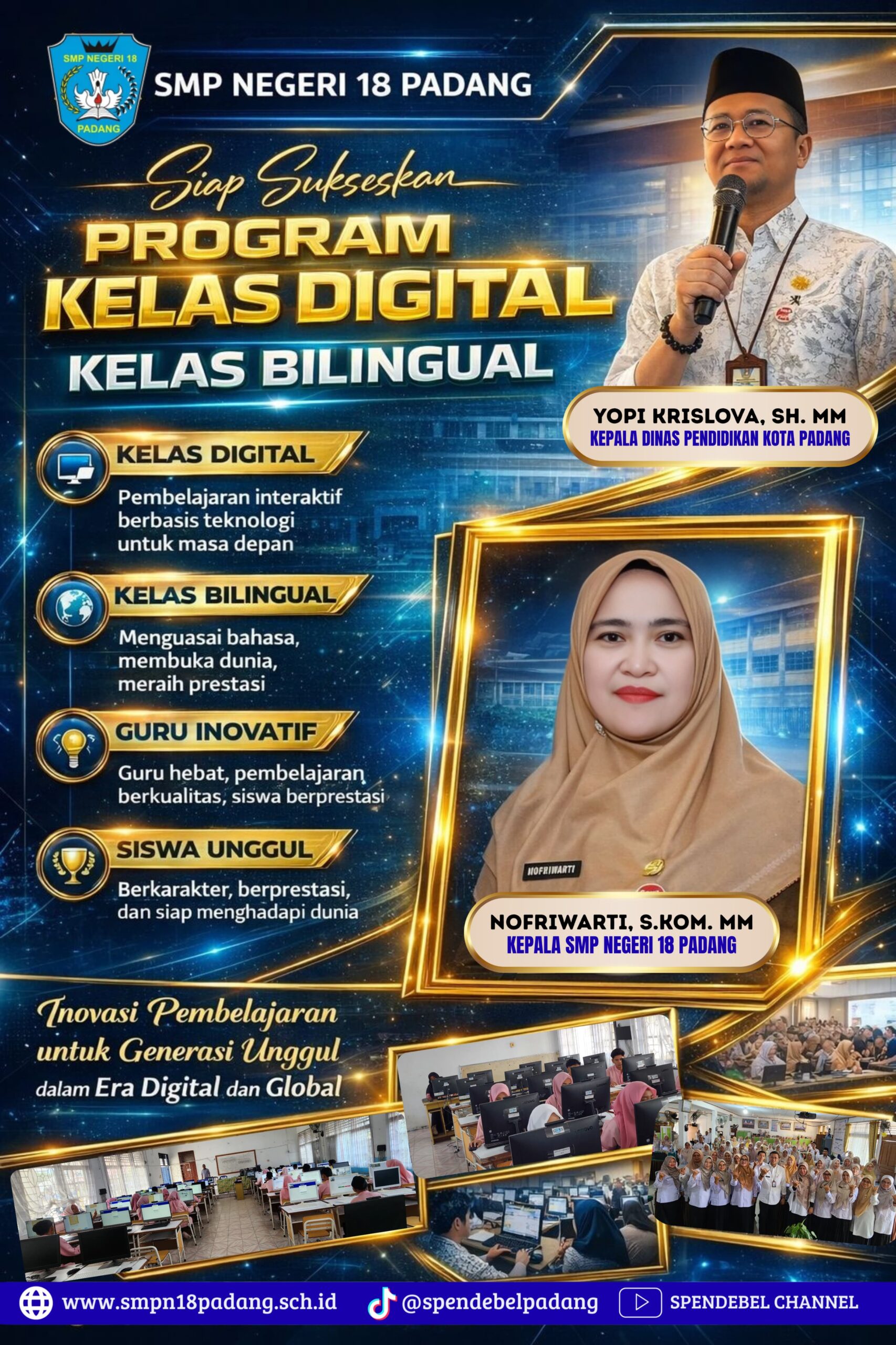 SMP Negeri 18 Padang SIAP Mewujudkan Generasi Unggul di Era Digital